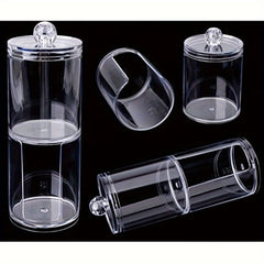 Acrylic Cotton Pads Holder Makeup Storage Containers