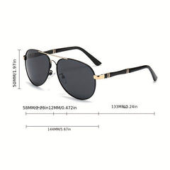 Men's Square Polarized Sunglasses UV Protection