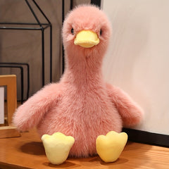 2pcs Realistic Yellow Plush Duck Stuffed Animal Soft Fluffy Toy for Boys & Girls