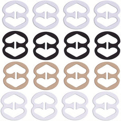 16 Pcs Invisible Bra Strap Clips Non Slip Buckles for Braless Look