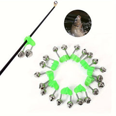 5pcs Sea Rod Plastic Alarm Bell Clip Fishing Bite Indicators
