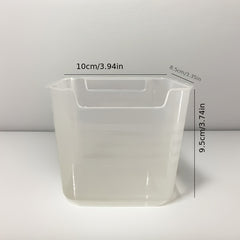 3pcs Plastic Storage Box Refrigerator Side Door Storage Box Kitchen Egg Rack Fru