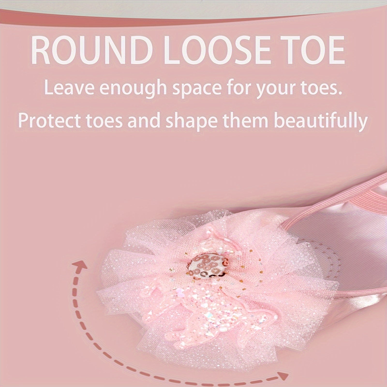 Girl's Solid Dance Shoes Soft Sole Ballet Shoes For Kids Outdoor Activities