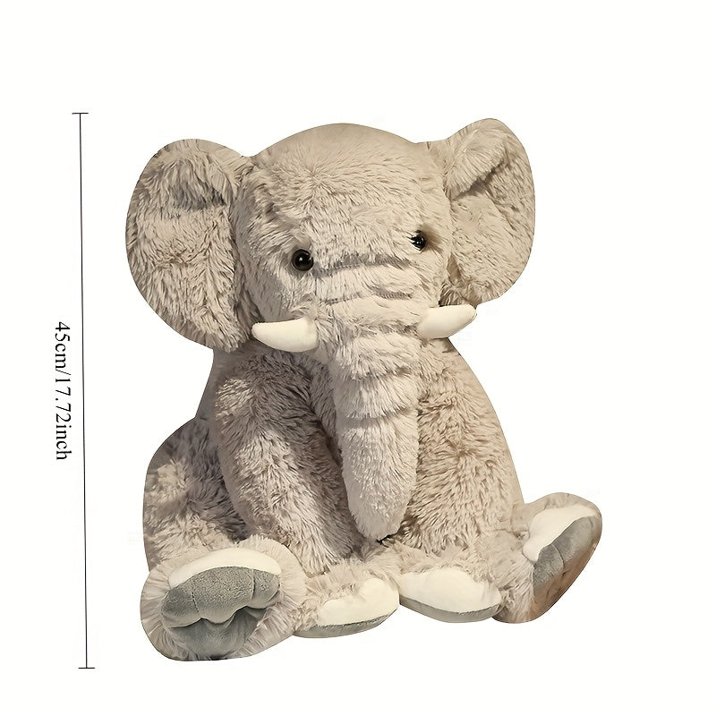 Realistic Elephant Plush Ultra Soft Stuffed Animal