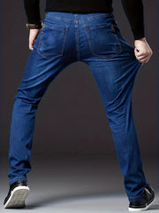 Men's Slim Fit Business Casual Stretch Jeans