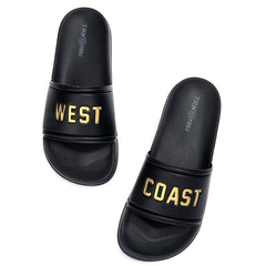 Men's Non Slip Slides 'West Coast' Casual Slippers for Indoor Outdoor Beach