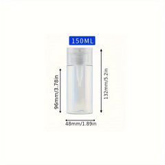 150ml 5oz Pump Dispenser Makeup Remover Bottle Facial Toner Lotion Organizer