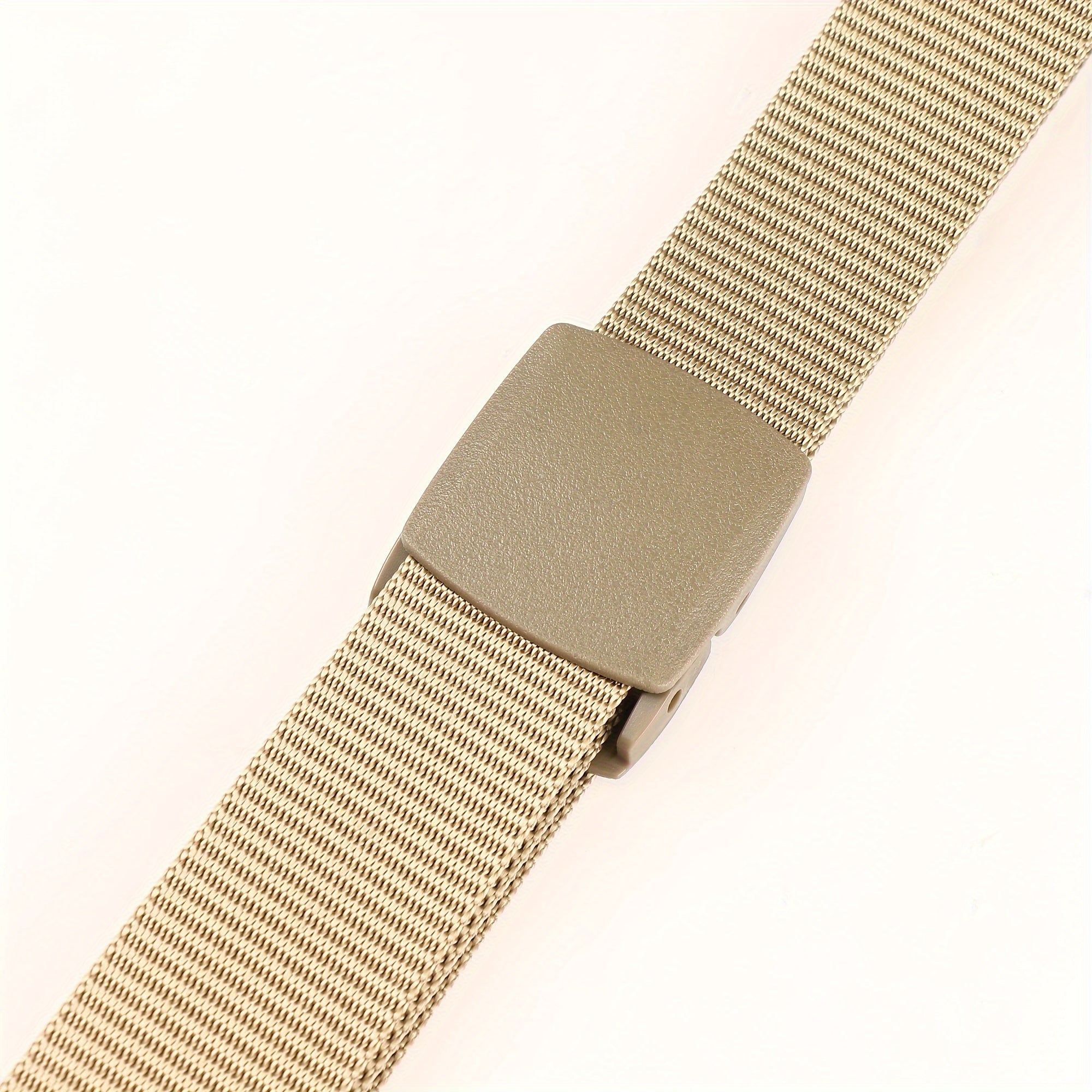Outdoor Military Belt Plastic Buckle Nylon Canvas Belt