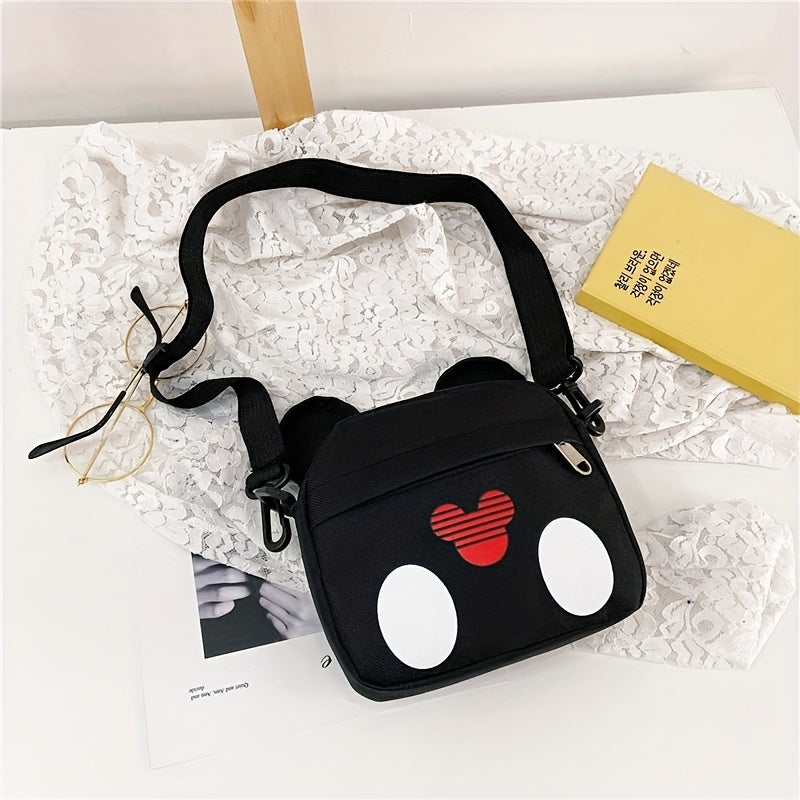 Kids Cartoon Crossbody Bag w/ Adjustable Strap Small Coin Purse for Girls