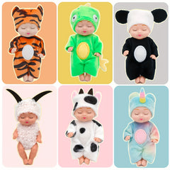 6pcs Fairy Princess Doll Set with Pajamas 10 Animal Teen Doll