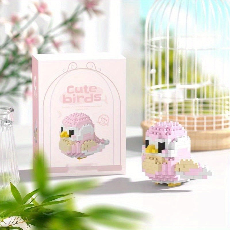 DIY Cartoon Bird Animal Building Blocks Assembly Toys