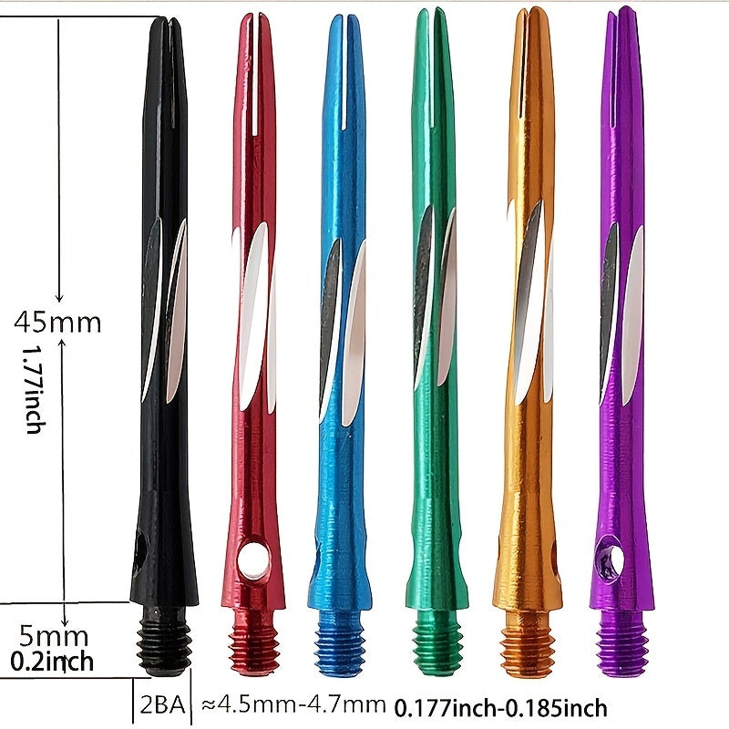 3pcs Carved Darts Set Lightweight Aluminum Rods Enhanced Grip