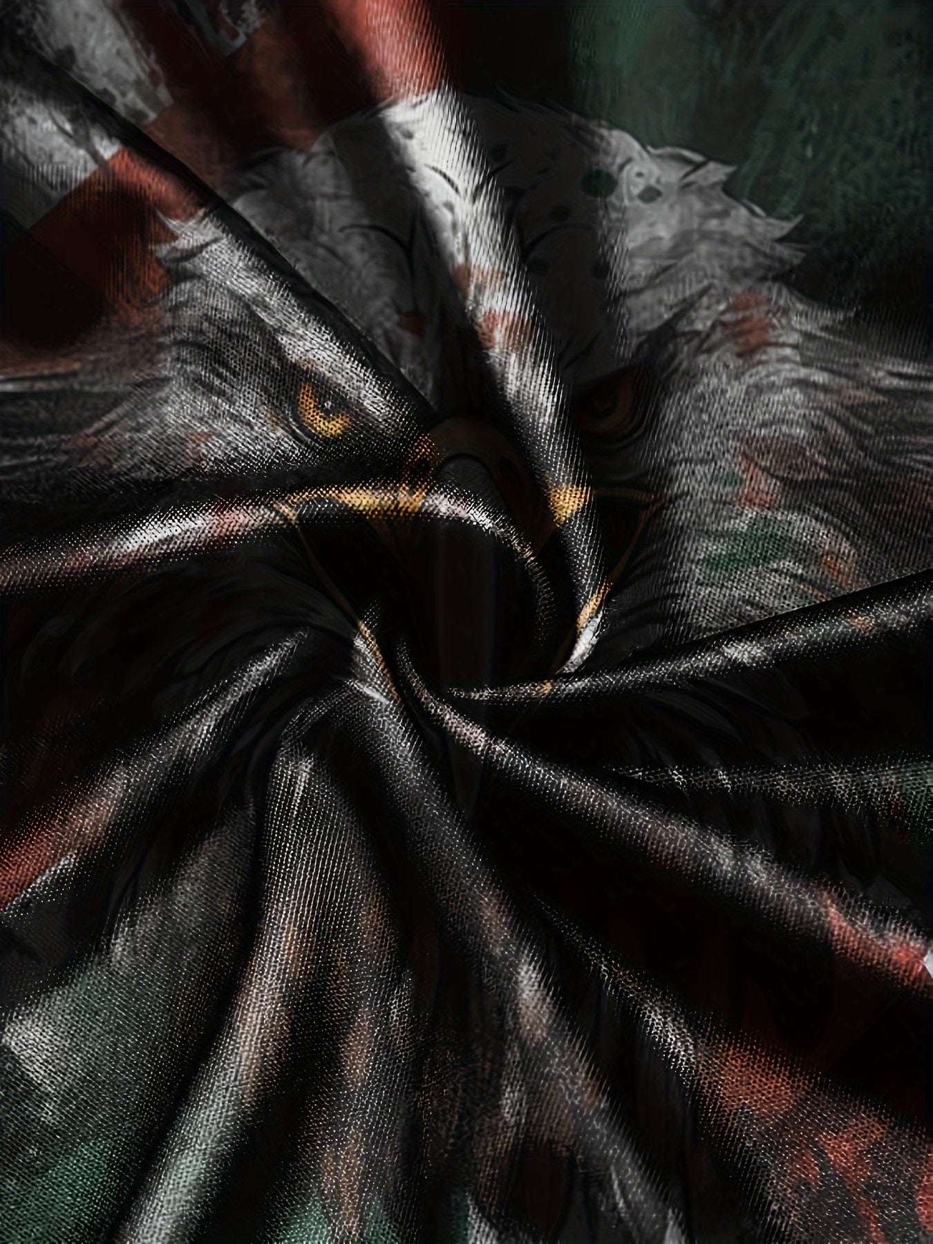 Eagle 3D Print Men's Graphic T-Shirt for Summer