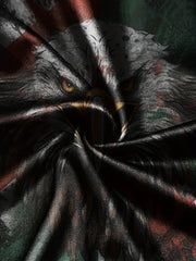 Eagle 3D Print Men's Graphic T-Shirt for Summer