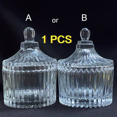 Clear Glass Cup for Acrylic Nails & Votive Candle Holders