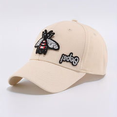 Bee Patch Baseball Cap Anime Couple Dad Hat Unisex Sun Hats