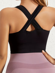 Front Zipper Sports Bra Quick Drying Workout Yoga Bra