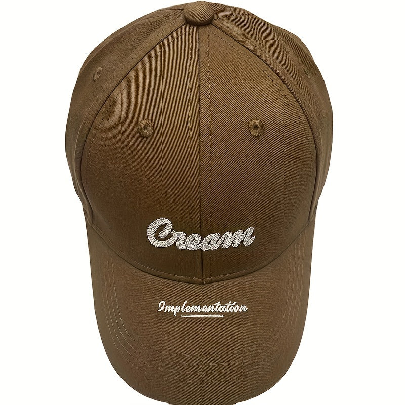 Dream Embroidered Baseball Cap Adjustable Sun Hat Men Women