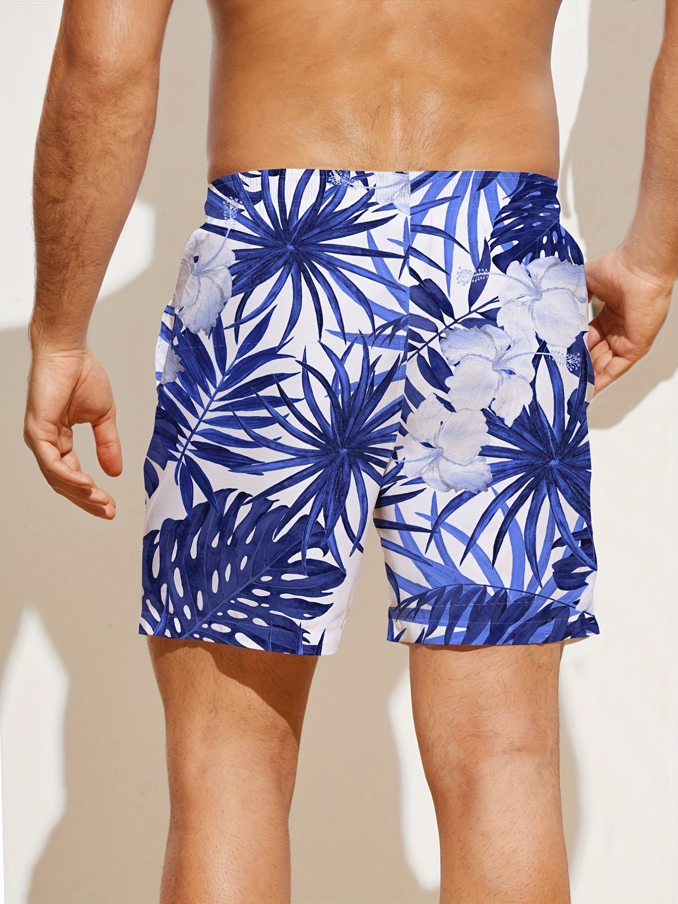 Men's Flowers Swim Trunks Beach Pants Outdoor Boardshorts
