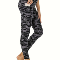 Camouflage Butt Lifting Leggings High Stretch Yoga Pants