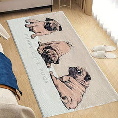 Soft Plush Area Rug Non slip Fluffy Shaggy Area Rug Waterproof