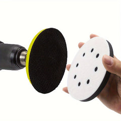 5 inch Soft Density 8 Hole Interface Pad Hook and Loop Sponge Cushion Back Pad