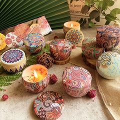 Outdoor Camping Flower Fragrance Candles