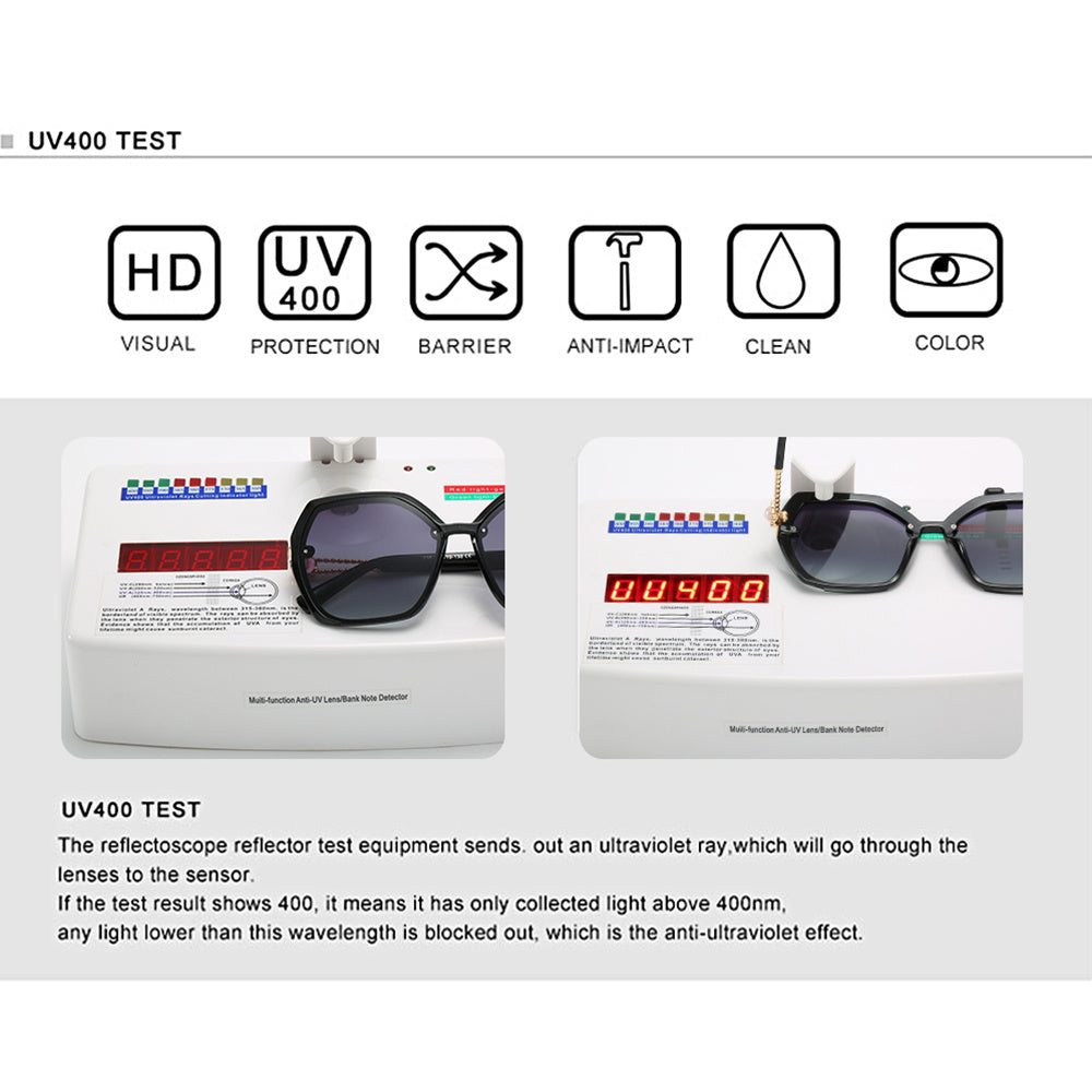 Vintage Polarized Square Sunglasses UV400 Driving Glasses
