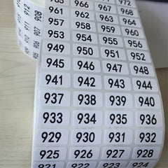 250 500 Square Classification Label Stickers for Diamond Painting Storage Box