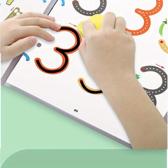 Educational Drawing Magic Practice Book for Ages 3-8