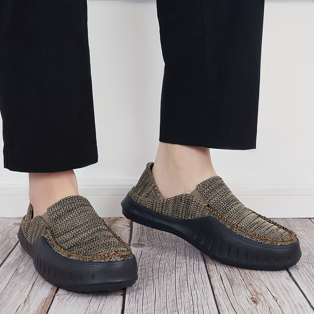 Men's Knitted Casual Slip on Loafers