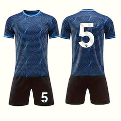 2 Boys Sports Football Training Outfit, Casual Quick drying Short S