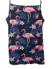 Animal Print Spaghetti Strap Top Women's Cami