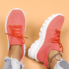 Women's Chunky Sneakers Breathable Lightweight Travel Shoes