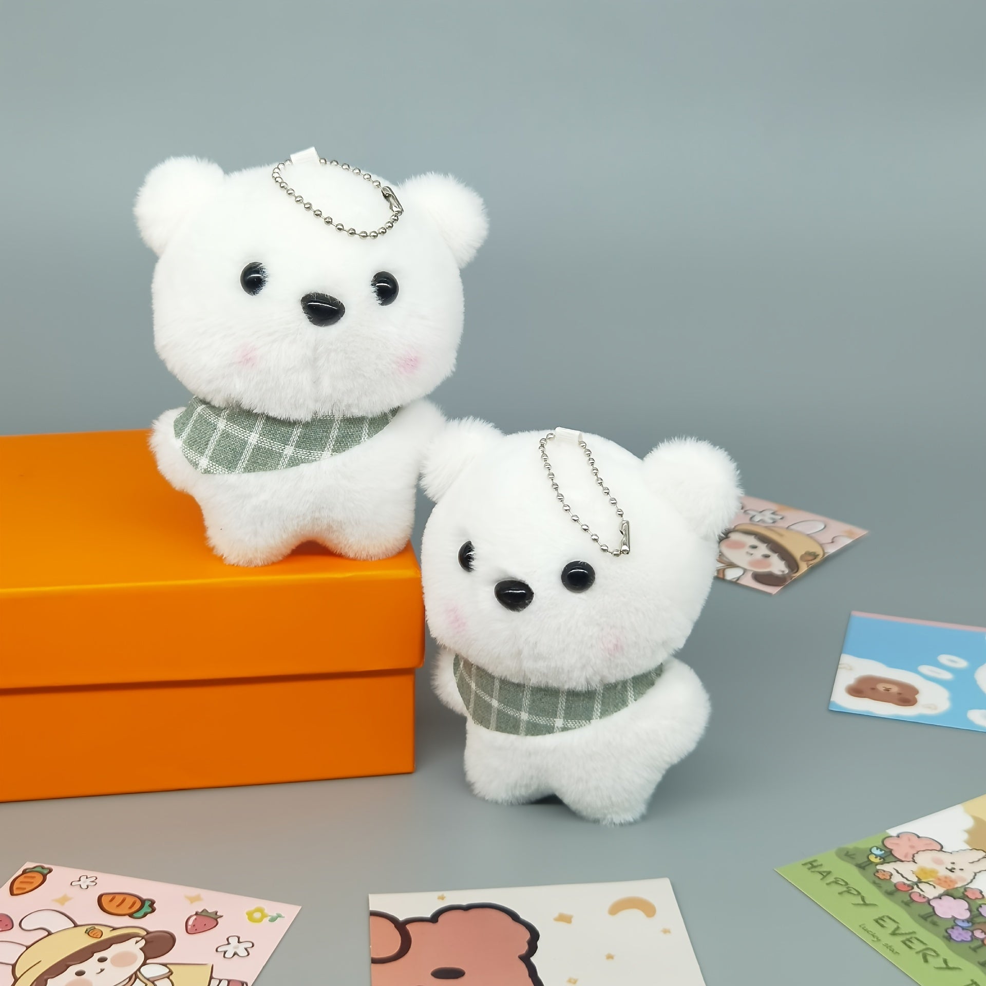 33in Bear Plush Doll Toy Pendant Cartoon Keychain Gift