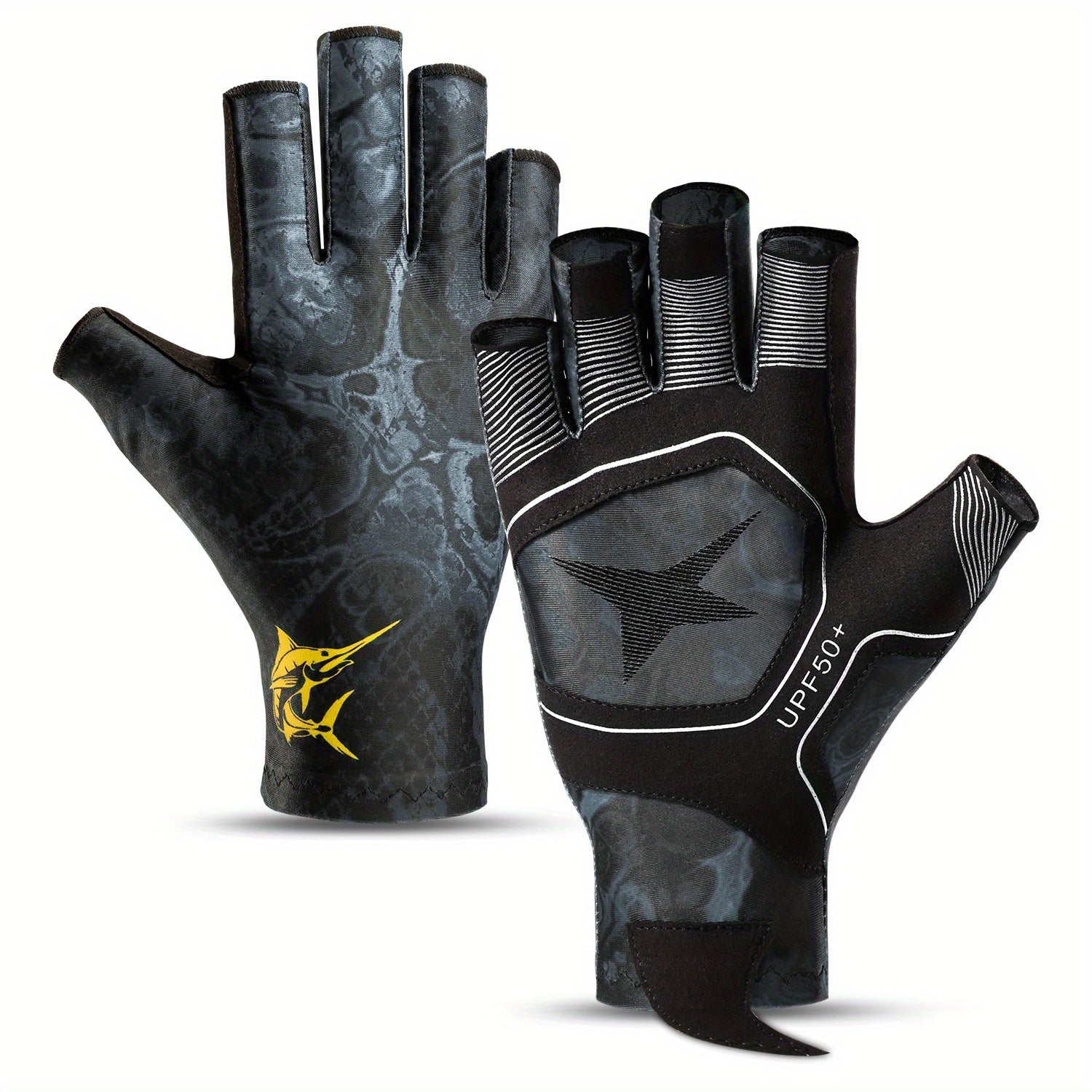 Fishing Gloves UPF50 UV Protection Gloves Men Women for Outdoor Activities