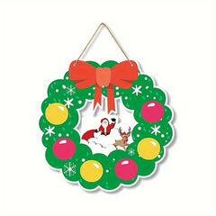 Christmas Decoration Door Hanging Wall Hanging Holiday Party Supplies