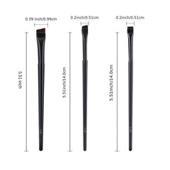 Fine Angled Eyeliner Brush Eyebrow Blade Flat Makeup Brush