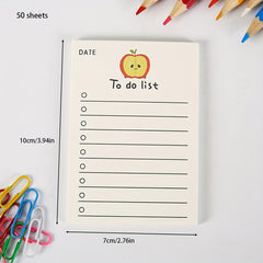 Fruit Bear Sticky Note Ins Girl Heart Small Book 50 Sheets