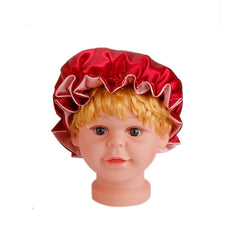 Baby Satin Bonnet Elastic Sleeping Cap for Toddler Boys and Girls