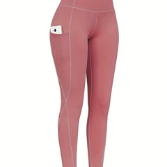 High Waist Yoga Pants Pockets Tummy Control Sports Leggings Women's Activewear