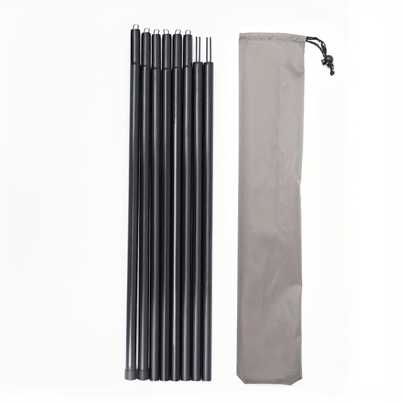 2pcs Lightweight Canopy Tent Support Poles 8 Sections with Storage Bag