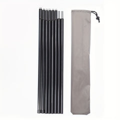 2pcs Lightweight Canopy Tent Support Poles 8 Sections with Storage Bag