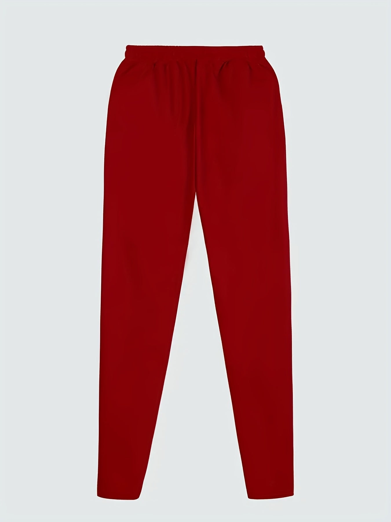 Casual Hate Or Love Letter Print Drawstring Pants