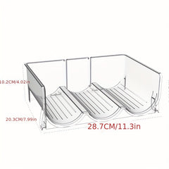 Transparent Red Wine Rack Stackable Storage Holder Organizer For Kitchen