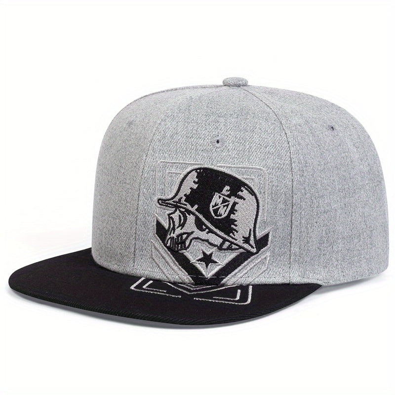 Helmet Man Embroidery Baseball Cap Casual Snapback Hat Unisex Dad Hat