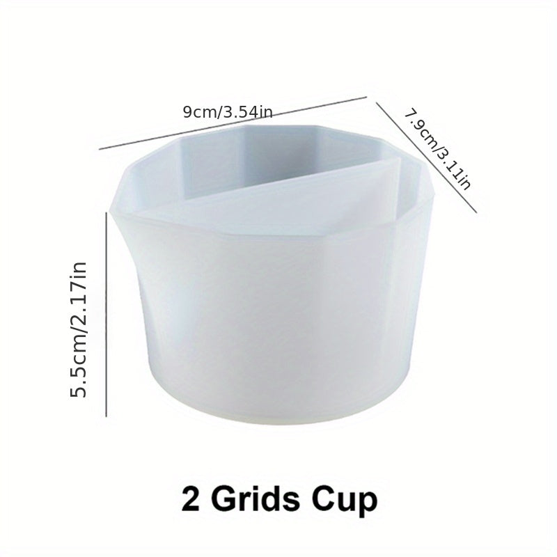 Silicone Pouring Split Cup Measuring Cup for Resin Tools