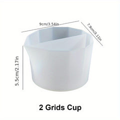 Silicone Pouring Split Cup Measuring Cup for Resin Tools