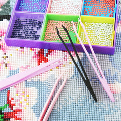 4pcs Diamond Painting Tweezers Set Anti Static