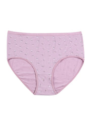 Women's Plus Ditsy Floral Print Panties Set, 4 Pack